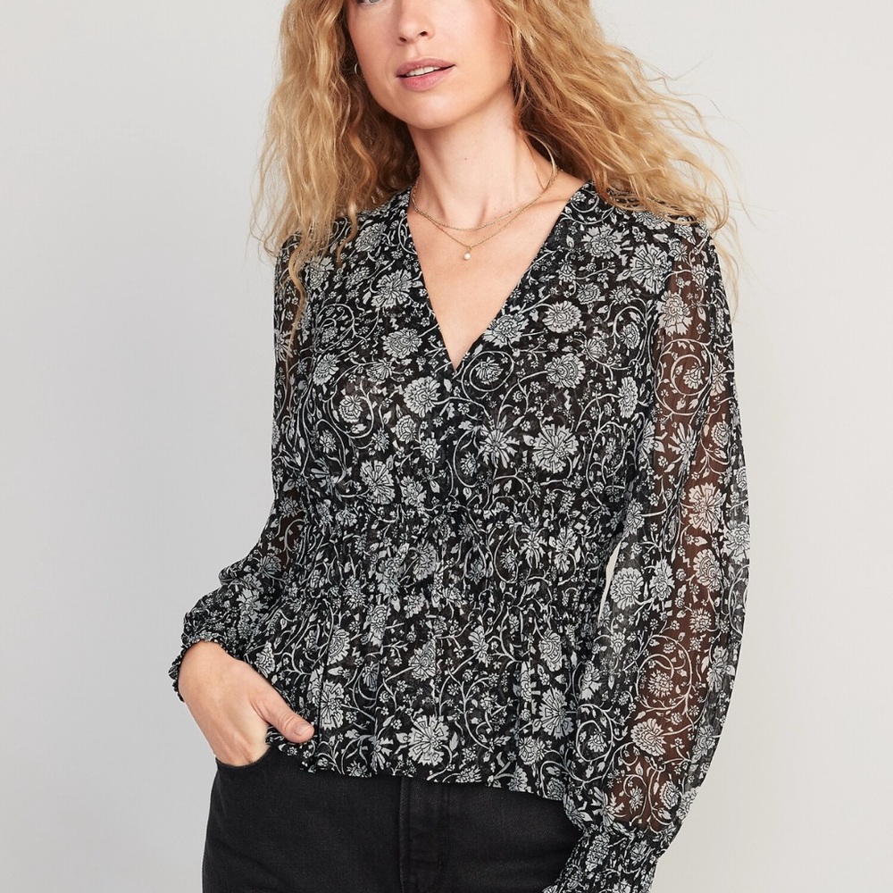 Old Navy Floral Blouse